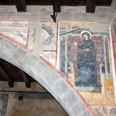 Aula_picta_della_curia_vescovile_di_bergamo,_affreschi_del_xiii_secolo_05_annunciazione